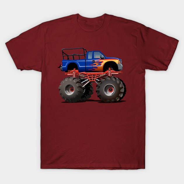 Cartoon monster truck T-Shirt by Mechanik